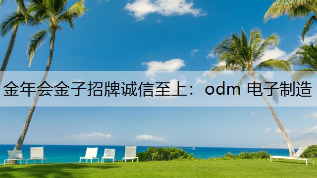 金年会金子招牌诚信至上：odm 电子制造